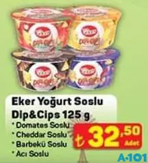 EKER YOĞURT SOSLU DİP & CİPS 125 G fiyat ve kampanya bilgisi
